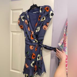 Floral Wrap Dress